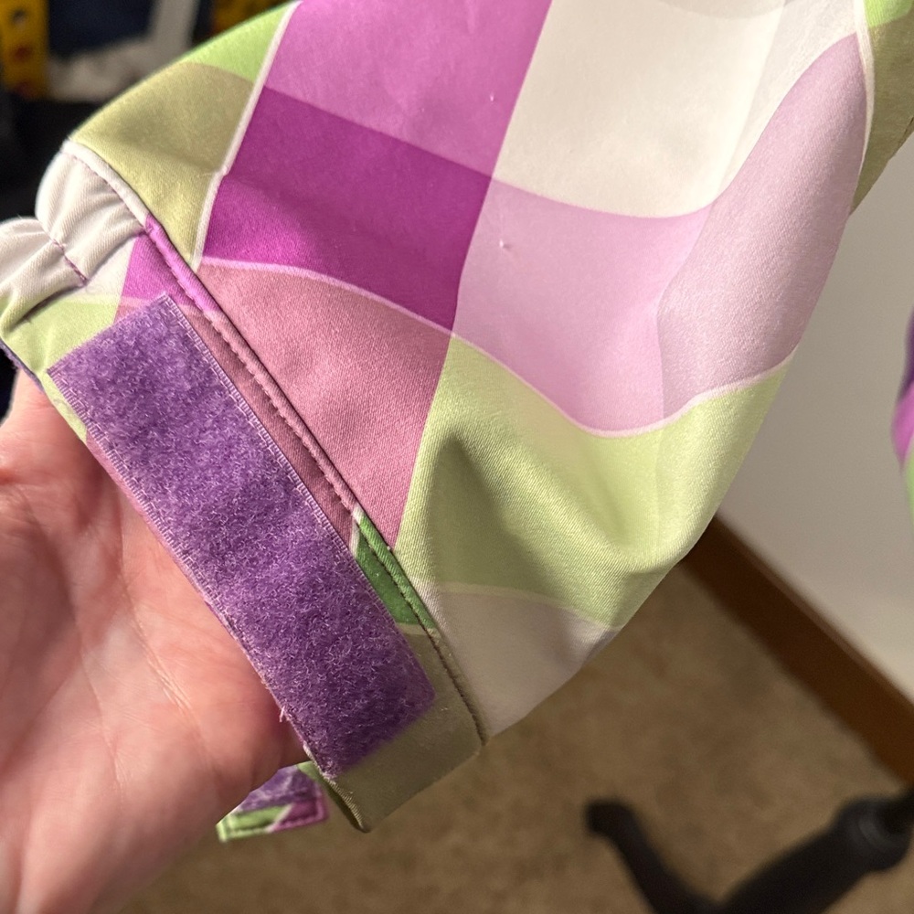 Empyre Women's Purple and Green Ski Jacket - Picture 4 of 8